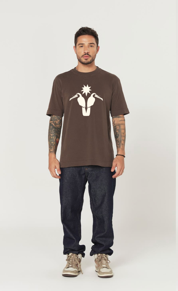 Camiseta Tubular Streetwear - Escudo + Logo