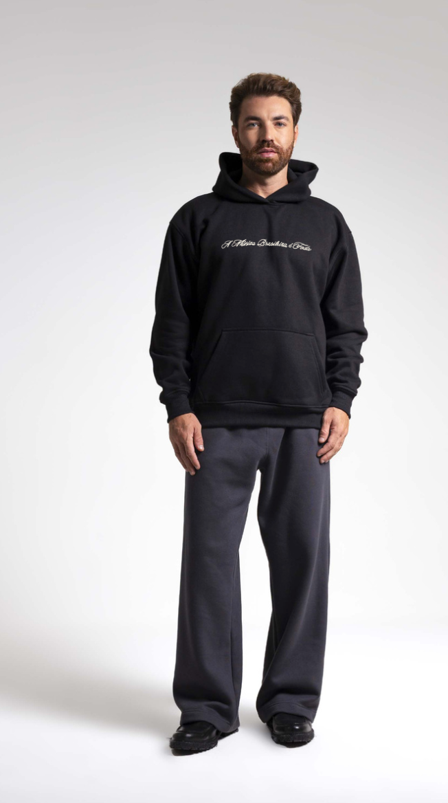 Moletom 3 Cabos Premium com Capuz - Frase