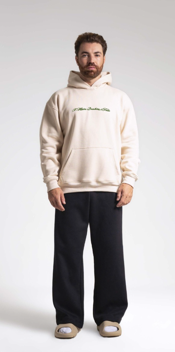 Moletom 3 Cabos Premium com Capuz - Frase